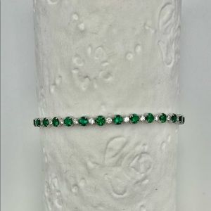 Swarovski Emerald Tennis Bracelet